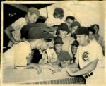 1947-53 Ralph Kiner Pittsburgh Pirates and Chicago Cubs Chicago Sun-Times Archives Original Photo (Chicago Sun-Times Hologram/MEARS Photo LOA) - Lot of 2
