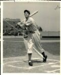 1946-57 Mickey Vernon Washington Senators Boston Red Sox The Sporting News Collection Archives Original Photos (Sporting News Collection Hologram/MEARS Photo LOA) - Lot of 3