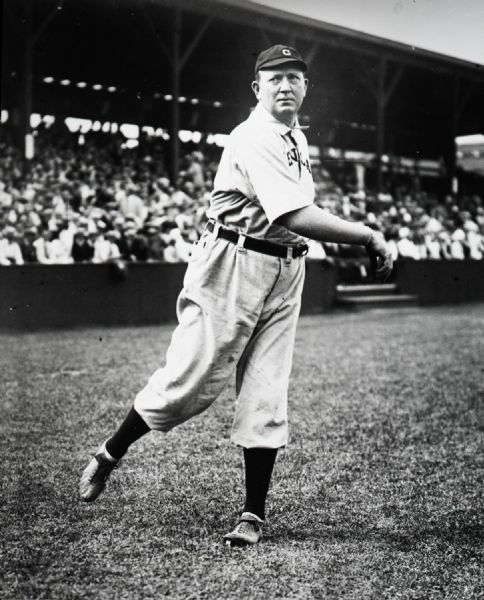 1910-11 Cy Young Cleveland Naps "The Sporting News" Original 3.25" x 4" Black And White Negative (The Sporting News Collection/MEARS Auction LOA) 
