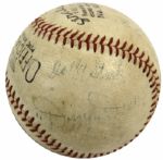 1937 St. Louis Cardinals Team Signed Baseball w/ Frankie Frisch Dizzy Dean Joe Medwick - JSA