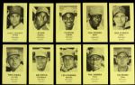 1970 Washington Senators Traffic Safety Set of 10
