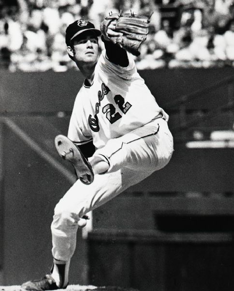1969-74 Jim Palmer Baltimore Orioles "The Sporting News" Original 3" x 3.75" Black And White Negative (The Sporting News Collection/MEARS Auction LOA) 