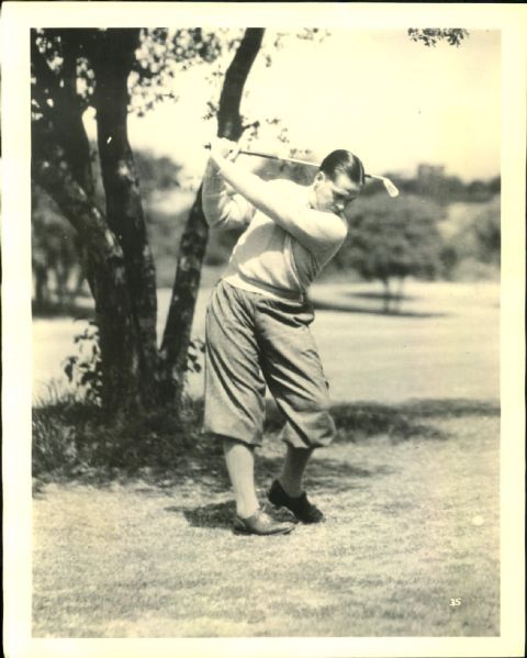 1930s circa Bobby Jones "The Sporting News Collection Archives" Original 8" x 10" Print (Sporting News Collection Hologram/MEARS Photo LOA)