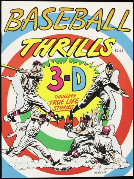 1990 Baseball Thrills 3-D Book With Glasses