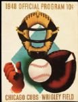 1948 Chicago Cubs Official Scorecard vs. Boston Red Sox