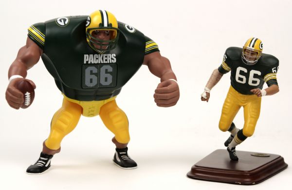1990s Ray Nitschke Danbury Mint Figure & Packer Talking Doll