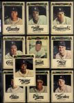 1968 Detroit Free Press Bubblegumless Tigers Cards 