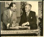 1947-51 Hank Greenberg Cleveland Indians The Sporting News Collection Archives Original Photos (Sporting News Collection Hologram/MEARS Photo LOA) - Lot of 9