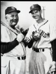 1952 Rogers Hornsby Marty Marion St. Louis Browns "The Sporting News" Original 2.5" x 3.25" Black And White Negative (The Sporting News Collection/MEARS Auction LOA) 