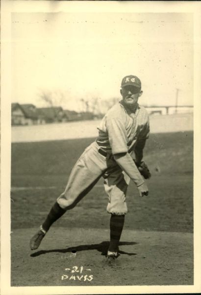 1927-30 Dixie Davis Kansas City Blues American Association "The Sporting News Collection Archives" Original Photo (Sporting News Collection Hologram/MEARS Photo LOA)