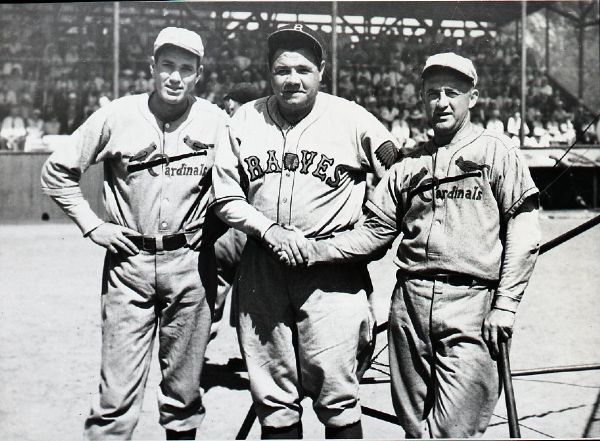 1935 Dizzy Dean Babe Ruth Mordecai Brown Frankie Frisch "The Sporting News" Original Black And White Negatives (The Sporting News Collection/MEARS Auction LOA) - Lot of 2 