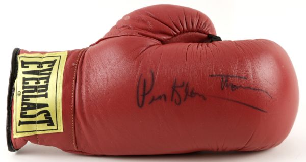 1980s Pinklon Thomas Signed Everlast Boxing Glove Former Heavyweight Champion - JSA 