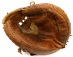 1980s B.J. Surhoff Milwaukee Brewers Game Worn Catcher's Mitt Glove w/Interesting Inscription With LOA From Bullpen Catcher MEARS LOA