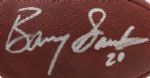 Barry Sanders Detroit Lions Signed 75th Anniversary Football - JSA