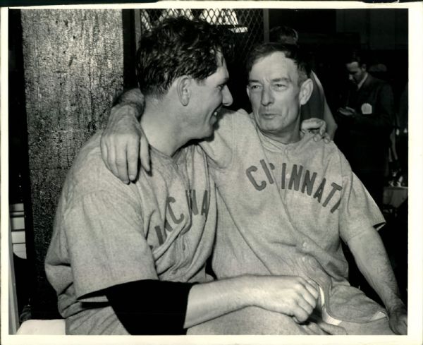 1930-40s Bill McKechnie Reds & Red Sox "The Sporting News Collection Archives" Original 8" x 10" Photo - Lot of 2  (Sporting News Collection Hologram/MEARS Photo LOA)   