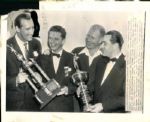 1947-51 Hank Greenberg Cleveland Indians The Sporting News Collection Archives Original Photos (Sporting News Collection Hologram/MEARS Photo LOA) - Lot of 9