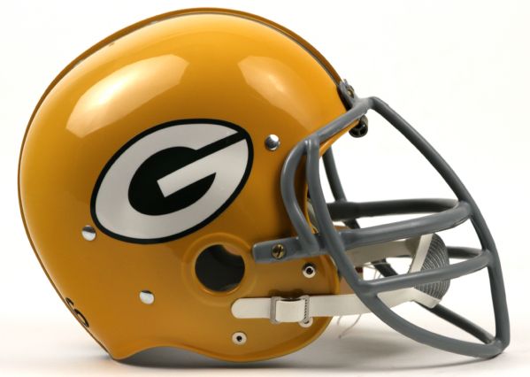 Ray Nitschke Green Bay Packers Memorial R2K Suspension Reproduction Helmet w/ Nitschke Numbers on Back