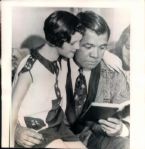 1930 Babe Ruth with Family "The Sporting News Collection Archives" Original Photo/1961 Print (Sporting News Collection Hologram/MEARS Photo LOA) - Lot of 2