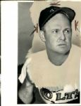 1960-64 Nellie Fox Chicago White Sox Houston Colt .45's  The Sporting News Collection Archives Original Photos (Sporting News Collection Hologram/MEARS Photo LOA) - Lot of 3