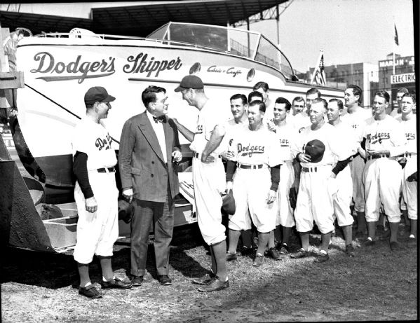 1942-50 Branch Rickey Brooklyn Dodgers "The Sporting News" Original  Black And White Negatives (The Sporting News Collection/MEARS Auction LOA) - Lot of 2 