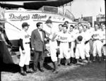 1942-50 Branch Rickey Brooklyn Dodgers "The Sporting News" Original  Black And White Negatives (The Sporting News Collection/MEARS Auction LOA) - Lot of 2 
