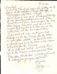 1994 Milwaukee Braves / Brooklyn Dodgers / Chicago Cubs Great Andy Pafko Signed Letter