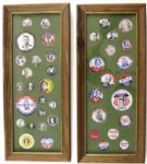 Lot of 40 Reproduction Presidential Pins w/ JFK Ike Roosevelt Nixon