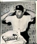 1952-59 Sal Maglie New York Giants St. Louis Cardinals The Sporting News Collection Archives Original Photos (Sporting News Collection Hologram/MEARS Photo LOA) - Lot of 2
