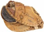 1994 Brian Harper Game Worn Milwaukee Brewers Catchers Mitt - From Former Brewers BP Catcher - MEARS LOA 