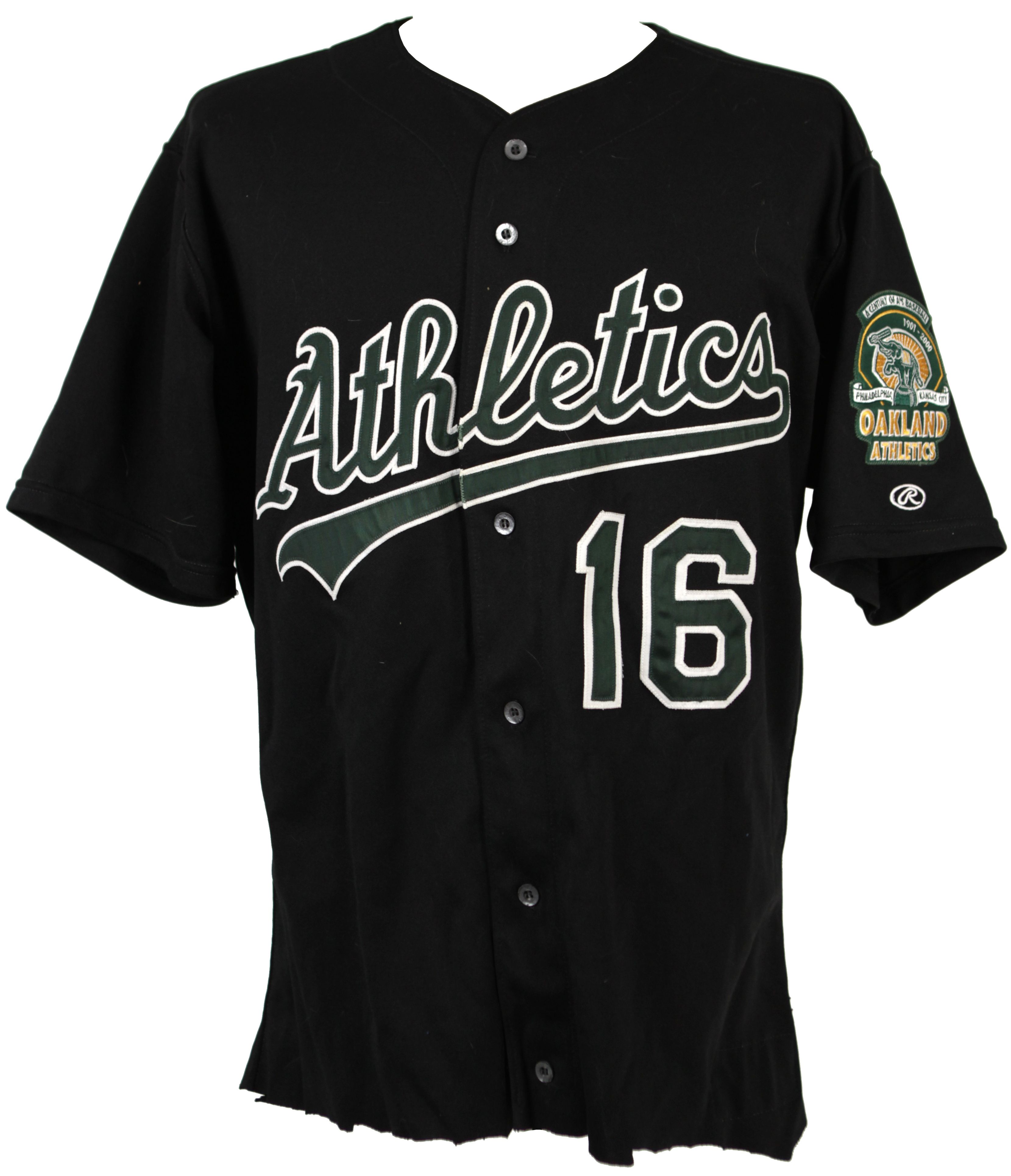 black oakland athletics jersey