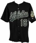 2000 Jason Giambi Oakland Athletics Game Worn Alternate Jersey - MEARS A5