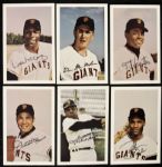 1971 San Francisco Giants Ticketron Postards - Lot of 10 With Willie Mays Gaylord Perry 