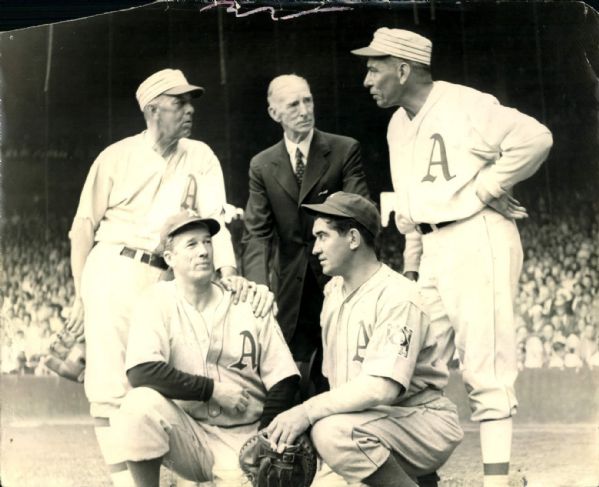 1939 Mack Cochrane Grove Bender Coombs "The Sporting News Collection Archives" Original 8" x 10" Photo (Sporting News Collection Hologram/MEARS Photo LOA)