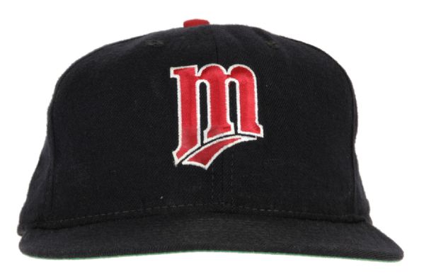 1992 Billy Krueger Minnesota Twins Game Worn Cap (MEARS Auction LOA)
