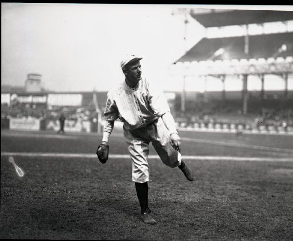 1913-16 Christy Mathewson New York Giants "The Sporting News" Original 2.5" x 3.5" Black And White Negative (The Sporting News Collection/MEARS Auction LOA) 