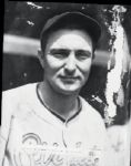 1938-39 Paul Waner Pittsburgh Pirates "The Sporting News" Original 2" x 2.75" Black And White Negative (The Sporting News Collection/MEARS Auction LOA) 