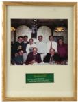 1994 Ray Nitschke Green Bay Packers Bobby Mitchell Infiniti Hall of Fame Golf Tournament Display w/ 2 Nitschke Photos 