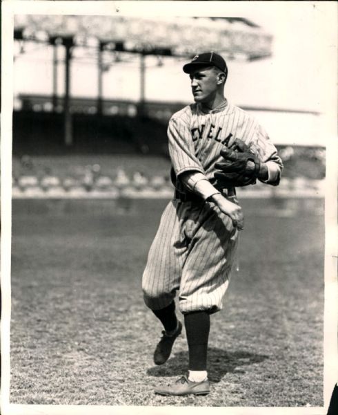 1922 Bill Wambsganss Cleveland Indians Charles Conlon "TSN Collection Archives" 8" x 10" Print (Sporting News Collection Hologram/MEARS Photo LOA)