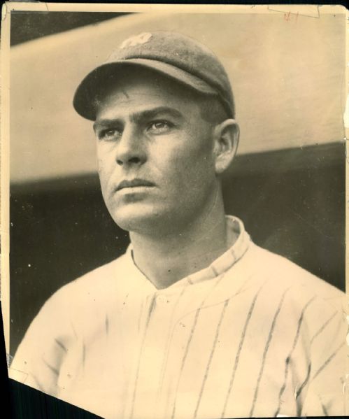 1920 Curt Walker New York Giants Charles Conlon "TSN Collection Archives" Original 8" x 9.5" Generation 1 Photo (Sporting News Collection Hologram/MEARS Photo LOA)