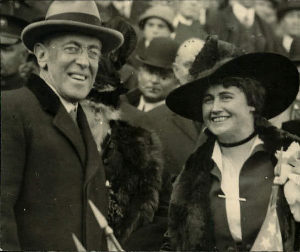 1915-21 circa President Woodrow Wilson Charles Conlon "TSN Collection Archives" Original 3.5" x 4.25" Photo (Sporting News Collection Hologram/MEARS Photo LOA)