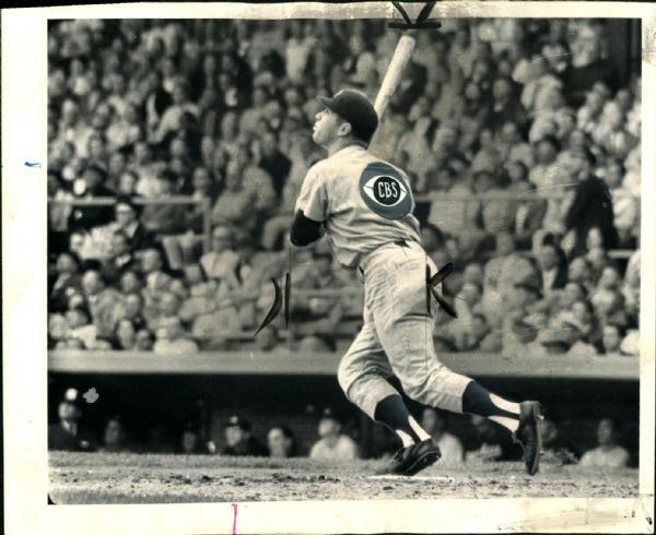 1961-76 Mickey Mantle Joe DiMaggio New York Yankees "The Chicago Sun-Times Archives" Original Photos (Chicago Sun-Times Hologram/MEARS Photo LOA)