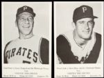1969 Pittsburgh Pirates Greiner Tires Card Set of 8 w/ Roberto Clemente Matty Alou & Willie Stargell