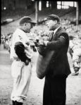 1951-65 Al Lopez Cleveland Indians Chicago White Sox The Sporting News Original Black And White Negatives (The Sporting News Collection/MEARS Auction LOA) - Lot of 2 