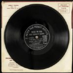 1950s Walt Disney's Davy Crockett Peter Pan Peanut Butter 45 RPM With Original Sleeve