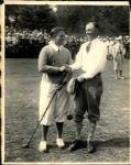 1927 Bobby Jones Chick Evans Lot #2 "The Sporting News Collection Archives" Original Photo (Sporting News Collection Hologram/MEARS Photo LOA)