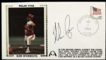 1980-90 Nolan Ryan Texas Rangers Signed Photo Display & Cachet - PSA/DNA