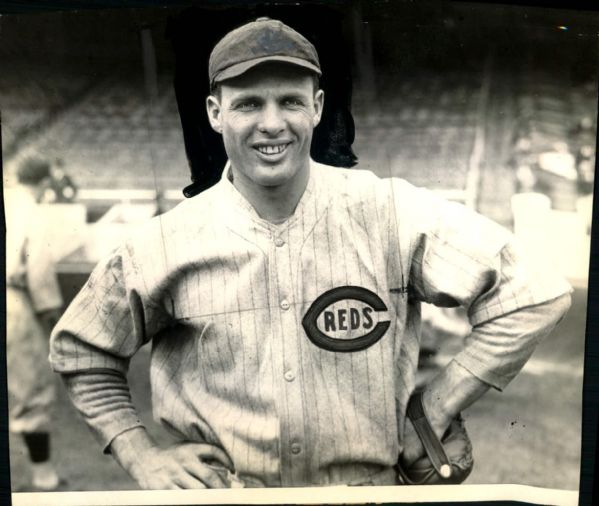1929 Evar Swanson Cincinnati Reds "The Sporting News Collection Archives" Original Photo (Sporting News Collection Hologram/MEARS Photo LOA)
