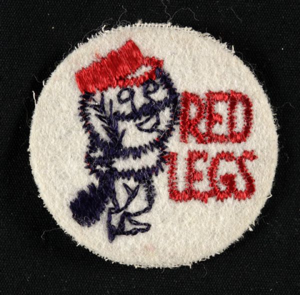 1970s circa Cincinnati Reds "Red Legs" Patch