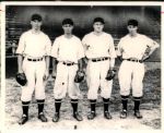 1933 Washington Senators Infield Kuhel Myer Cronin Bluege "The Sporting News Collection Archives" Original 8" x 10" Photo (Sporting News Collection Hologram/MEARS Photo LOA)