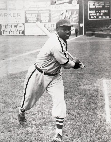 1942-46 Josh Gibson Homestead Grays "The Sporting News" Original 3" x 3.75" Black And White Negative (The Sporting News Collection/MEARS Auction LOA) 